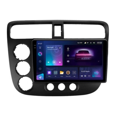 Штатна магнітола Teyes CC3 2k 6+128 Gb Honda Civic 7 2000-2006 9"