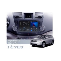 Штатна магнітола Teyes X1 2+32 Gb Wi-Fi Toyota Highlander 2 XU40 2007-2013 9"