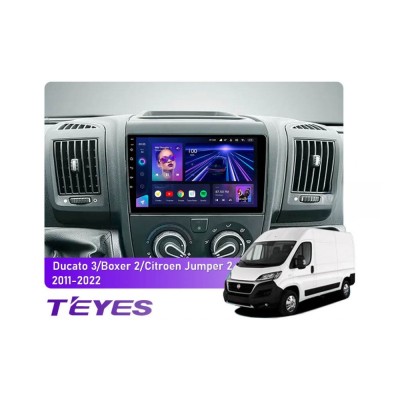 Штатна магнітола Teyes CC3 4+64 Gb Fiat Ducato 3, Peugeot Boxer 2, Citroen Jumper 2 (0 Din) 2011-2022 (B) 9"