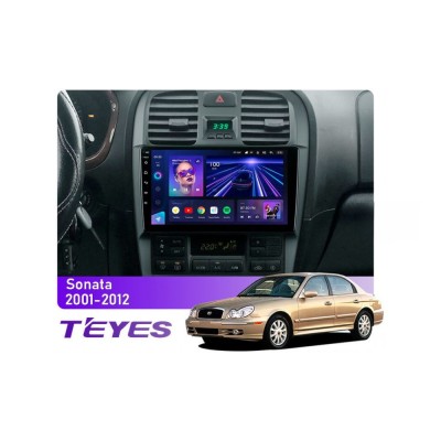 Штатна магнітола Teyes CC3 6+128 Gb 360° Hyundai Sonata EF 2001-2012 9"