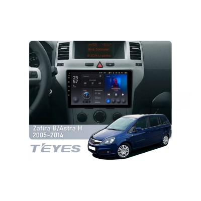 Штатна магнітола Teyes X1 2+32 Gb Wi-Fi Opel Zafira B 2005-2014, Astra H 2004-2014 9"