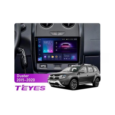 Штатна магнітола Teyes CC3 2k 6+128 Gb 360° Renault Duster 2015-2020 9"