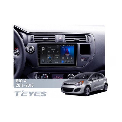 Штатна магнітола Teyes X1 2+32 Gb Wi-Fi Kia RIO 4 K3 2011-2015 9"