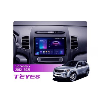 Штатна магнітола Teyes CC3 2k 6+128 Gb Kia Sorento 2 XM 2012-2021 (A) 9"