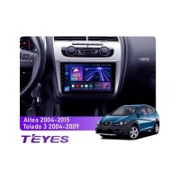 Штатна магнітола Teyes CC3 4+64 Gb Seat Altea 5P (Left hand drive) 2004-2015 9"