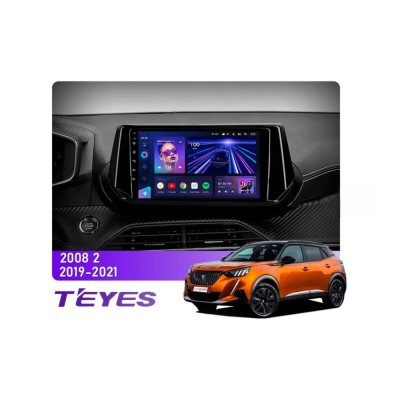 Штатна магнітола Teyes CC3 4+64 Gb Peugeot 2008 2 (0 Din) 2019-2021 9"