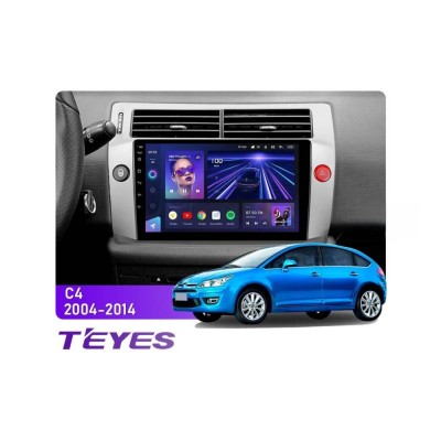 Штатна магнітола Teyes CC3 6+128 Gb Citroen C4 LA LC C-Triomphe C-Quatre 2004-2014 9"