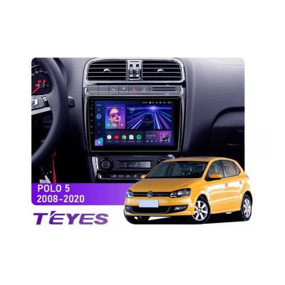 Штатна магнітола Teyes CC3 6+128 Gb 360° Volkswagen POLO 5 2008-2020 9"
