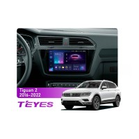 Штатна магнітола Teyes CC3 2k 4+64 Gb Volkswagen Tiguan 2 Mk 2016-2022 (B) 10"