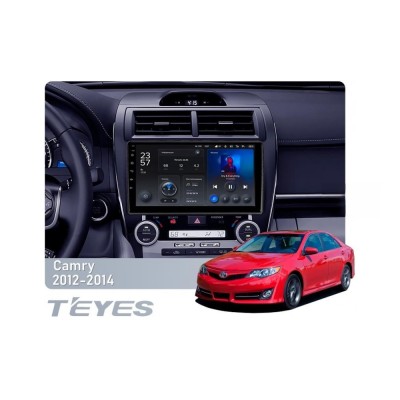 Штатна магнітола Teyes X1 2+32 Gb Toyota Camry 7 XV 50 55 Middle East 2012-2014 10"