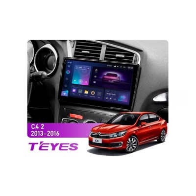 Штатна магнітола Teyes CC3 2k 4+32 Gb Citroen C4 2 B7 (ZYJ) 2013-2016 10"