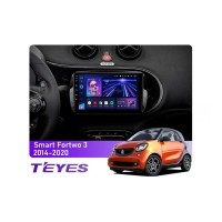 Штатна магнітола Teyes CC3 4+64 Gb Mercedes-Benz Smart Fortwo 3 C453 A453 W453 2014-2020 9"