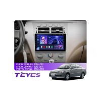 Штатна магнітола Teyes CC3 6+128 Gb 360° Chery A5 A21 2006-2010, Cowin 3 A21 2010-2011, Vortex Estina 2008-2012 9"