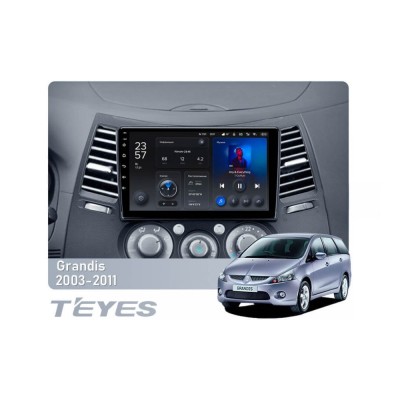 Штатна магнітола Teyes X1 2+32 Gb Wi-Fi Mitsubishi Grandis 1 2003-2011 (F2) 9"