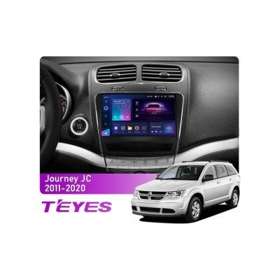 Штатна магнітола Teyes CC3 2k 6+128 Gb 360° Dodge Journey JC 2011-2020 9"