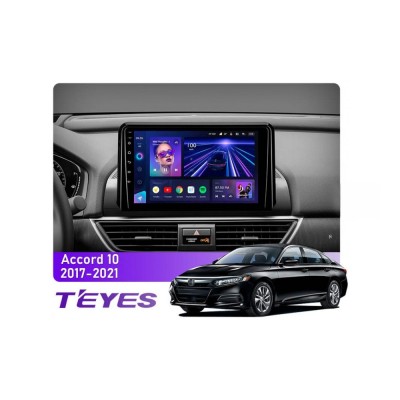 Штатна магнітола Teyes CC3 6+128 Gb 360° Honda Accord 10 CV X 2017-2021 9"