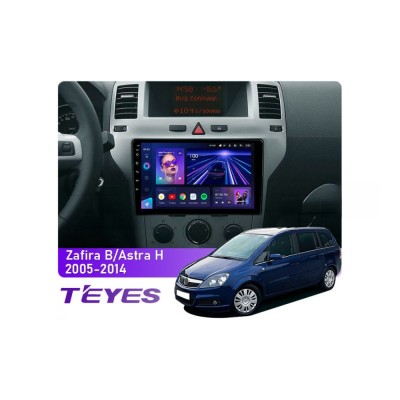 Штатна магнітола Teyes CC3 6+128 Gb 360° Opel Zafira B 2005-2014, Astra H 2004-2014 9"