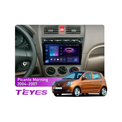 Штатна магнітола Teyes CC3 2k 6+128 Gb Kia Picanto SA, Morning 2004-2007 9"