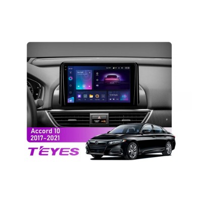 Штатна магнітола Teyes CC3 2k 6+128 Gb Honda Accord 10 CV X 2017-2021 9"