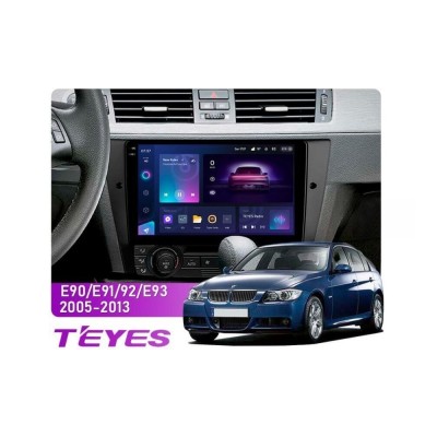 Штатна магнітола Teyes CC3 2k 6+128 Gb BMW 3 E90 E91 E92 E93 2005-2013 9"