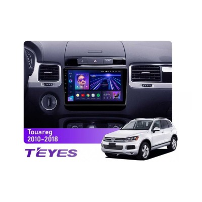 Штатна магнітола Teyes CC3 6+128 Gb 360° Volkswagen Touareg FL NF 2010-2018 9"