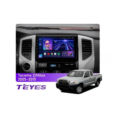 Штатна магнітола Teyes CC3 6+128 Gb 360° Toyota Tacoma 2 N200, Hilux 2005-2015 9"