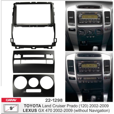 Переходная рамка Toyota Land Cruiser Prado, Lexus GX Carav 22-1298