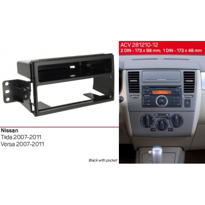 Перехідна рамка ACV Nissan Tiida, Versa (281210-12)
