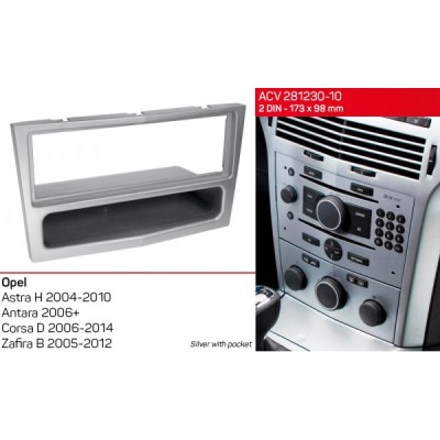 Перехідна рамка ACV Opel Astra, Antara, Corsa, Zafira (281230-10)
