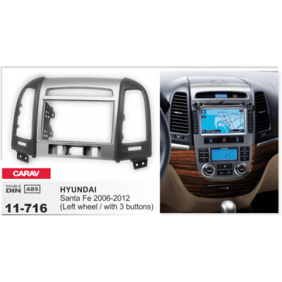 Перехідна рамка Hyundai Santa Fe Carav 11-716