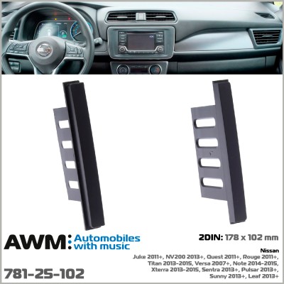 Перехідна рамка AWM Nissan (781-25-102)