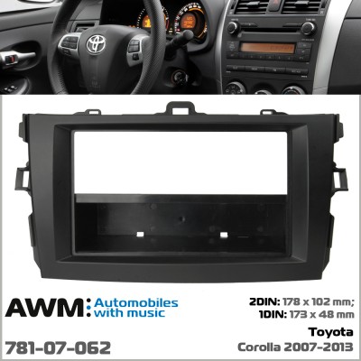 Перехідна рамка AWM Toyota Corolla (781-07-062)
