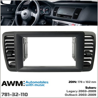 Перехідна рамка AWM Subaru Legacy, Outback (781-32-110)