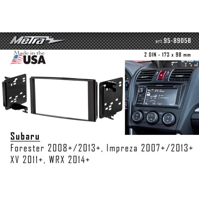 Перехідна рамка Metra Subaru Forester, Impreza, XV, WRX (95-8905)