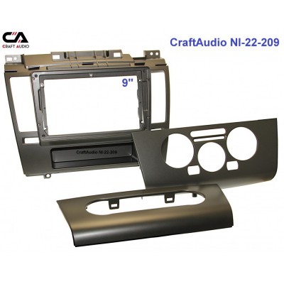 Рамка перехідна CraftAudio NI-22-209 NISSAN Tiida 2004-2011 9"