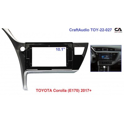 Рамка переходная CraftAudio TOY-22-027 TOYOTA Corolla (E170) 2017+