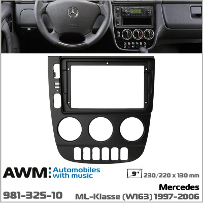 Переходная рамка Mercedes ML-Klasse AWM 981-325-10