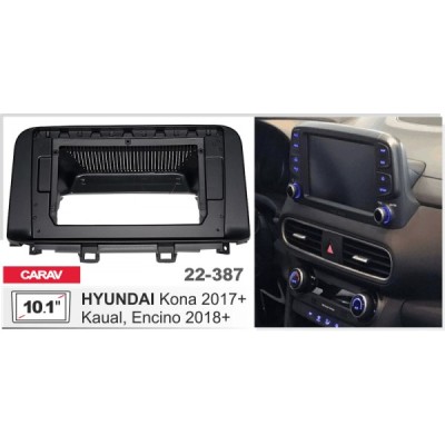 Переходная рамка Carav Hyundai Kona (22-387)