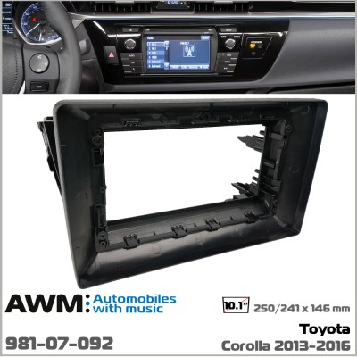 Переходная рамка AWM Toyota Corolla (981-07-092)
