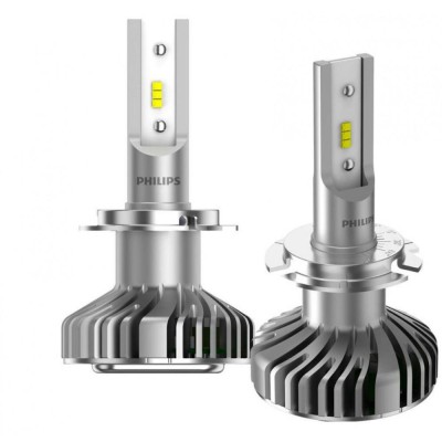 Лампы cветодиодные Philips Ultinon H7 +160% 6200K 11972ULWX2