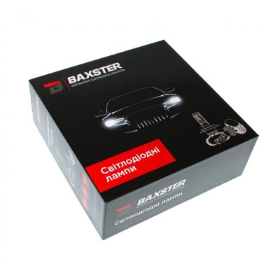 Комплект LED ламп BAXSTER S1 gen3 HB3 5000K 4000lm CAN+AMS