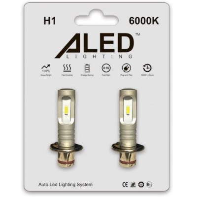 Лампы светодиодные ALed H1 6000K 12W H1A01 (2шт)