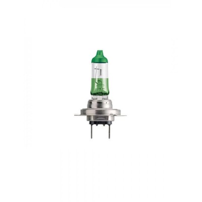 Лампа галогенная Philips H7 ColorVision Green, 3350K, 2шт/блистер 12972CVPGS2