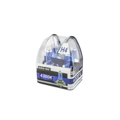 Галогенова лампа Sho-Me H4 4300K +120