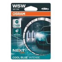 Габариты Osram W5W 12V 5,20W W2.1x9.5d Cool Blue Intense Next Gen +100% 2шт/блистер (2825CBN-02B)