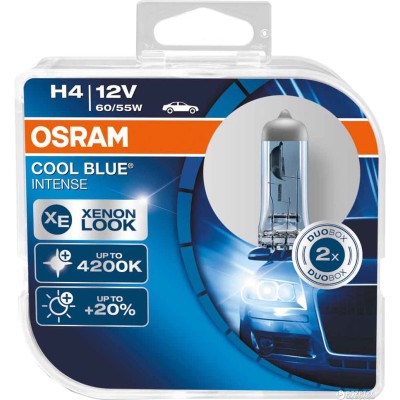 Галогенна лампа OSRAM 64193CBI H4 60/55W P43T 12V 10X2 HardDuopet