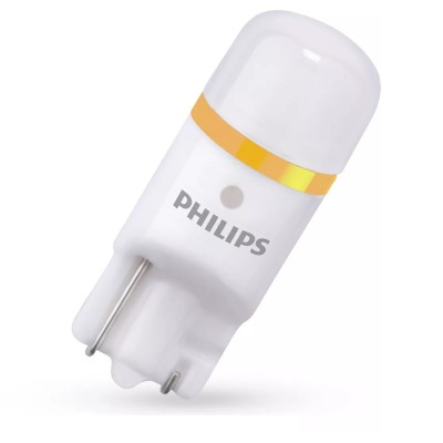 LED лампа PHILIPS 12799LED X-Treme Vision T10 1LED 12V W2, 1X9, 5d 1W 4000K SET 2pcs.