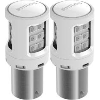 LED лампа PHILIPS 11498ULRX2 P21W 12 X2 Red