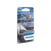 Галогенная лампа Philips 12961WVUB2 W5W 12V W2.1X9.5d WhiteVision ultra +60% (3300K) 2шт./блистер
