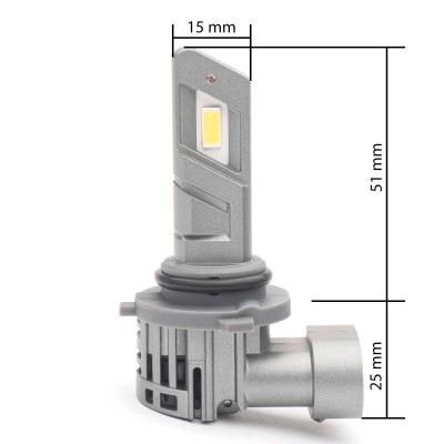 H27 (5000К) Prime-X MINI 2 комплект світлодіодних ламп (2 шт.)